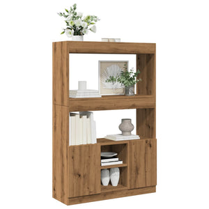 vidaXL Highboard Artisian Oak 92x33x140 cm Engineered Wood