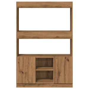 vidaXL Highboard Artisian Oak 92x33x140 cm Engineered Wood