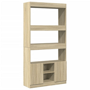 vidaXL Highboard Sonoma Oak 92x33x180 cm Engineered Wood