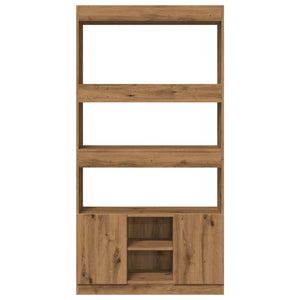 vidaXL Highboard Artisian Oak 92x33x180 cm Engineered Wood