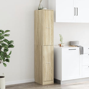 vidaXL Apothecary Cabinet Sonoma Oak 30x41x174.5 cm Engineered Wood