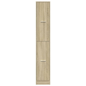 vidaXL Apothecary Cabinet Sonoma Oak 30x41x174.5 cm Engineered Wood