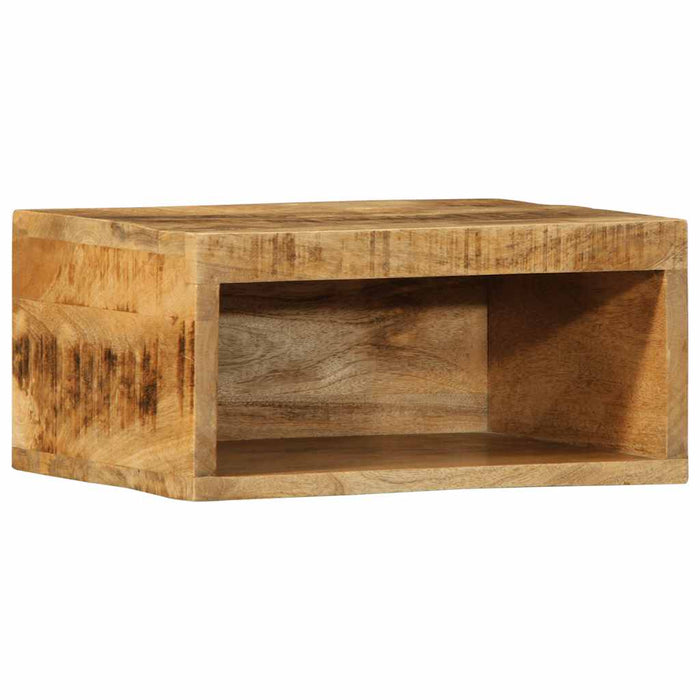 vidaXL Wall-mounted TV Cabinet 40x30x19 cm Solid Rough Wood Mango