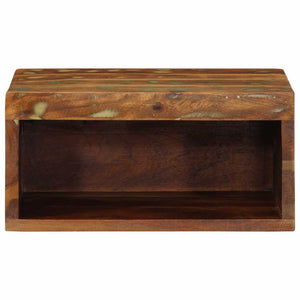 vidaXL Wall-mounted TV Cabinet 40x30x19 cm Solid Wood Reclaimed