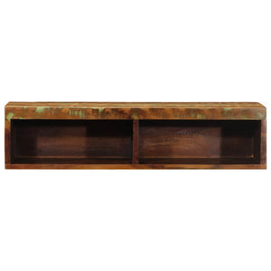 vidaXL Wall-mounted TV Cabinet 80x30x19 cm Solid Wood Reclaimed