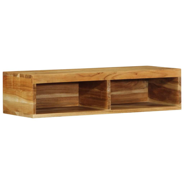 vidaXL Wall-mounted TV Cabinet 80x30x19 cm Solid Wood Acacia