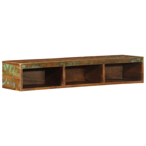 vidaXL Wall-mounted TV Cabinet 100x30x19 cm Solid Wood Reclaimed