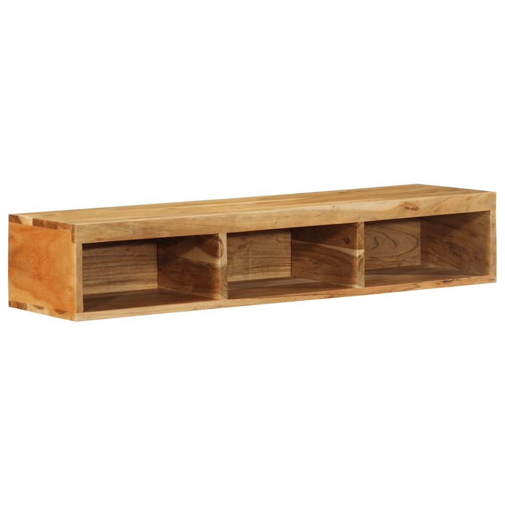 vidaXL Wall-mounted TV Cabinet 100x30x19 cm Solid Wood Acacia