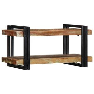 vidaXL Wall Shelf Multicolour Solid Wood Reclaimed