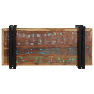 vidaXL Wall Shelf Multicolour Solid Wood Reclaimed