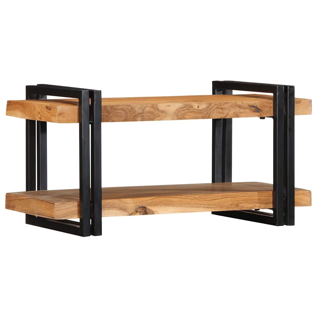 vidaXL Wall Shelf 70x33x35 cm Solid Wood Acacia