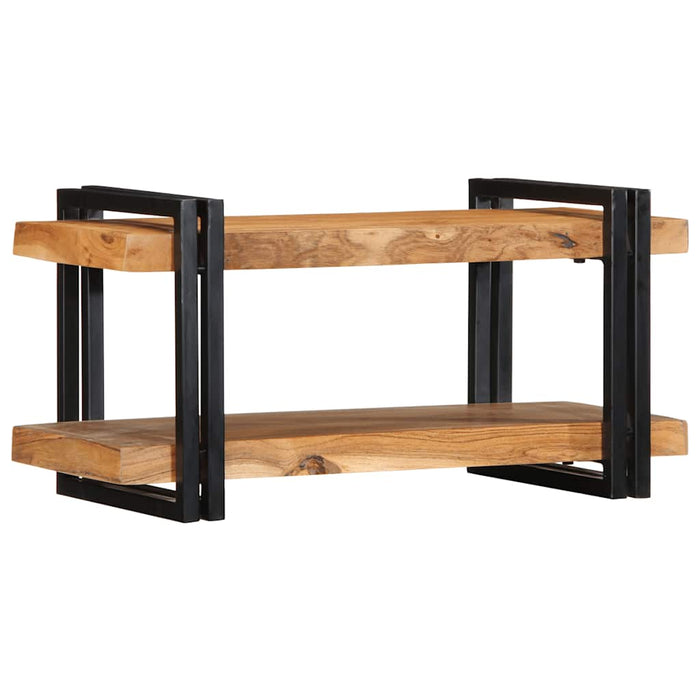 vidaXL Wall Shelf 70x33x35 cm Solid Wood Acacia