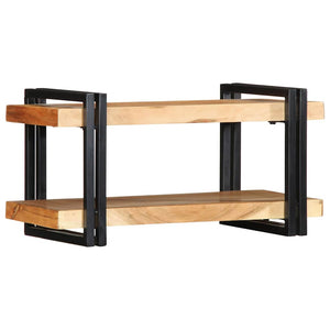 vidaXL Wall Shelf 70x33x35 cm Solid Wood Acacia