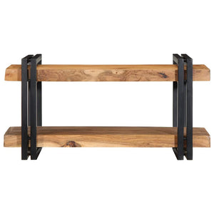 vidaXL Wall Shelf 70x33x35 cm Solid Wood Acacia