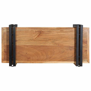 vidaXL Wall Shelf 70x33x35 cm Solid Wood Acacia