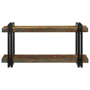 vidaXL Wall Shelf Multicolour Solid Wood Reclaimed