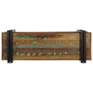 vidaXL Wall Shelf Multicolour Solid Wood Reclaimed