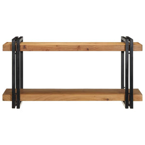 vidaXL Wall Shelf 90x33x45 cm Solid Wood Acacia