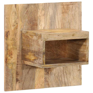 vidaXL Bedside Cabinet 50x27x50 cm Solid Rough Wood Mango