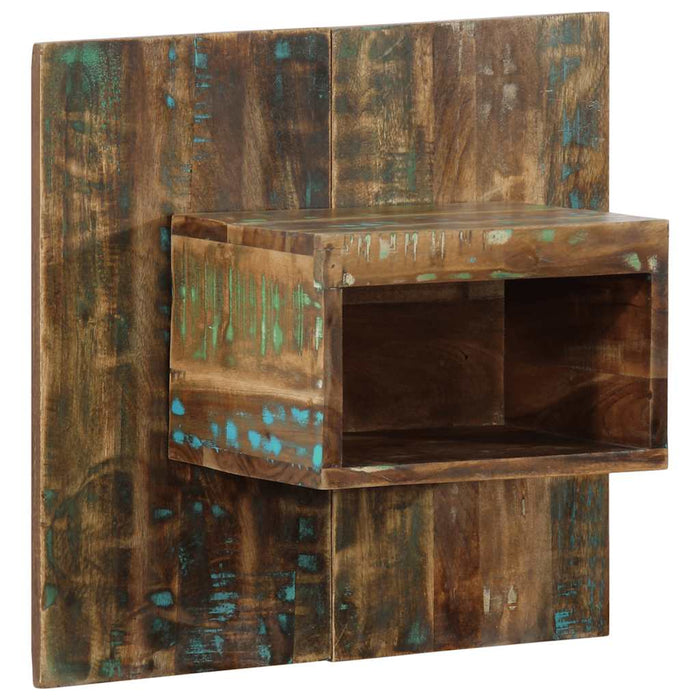 vidaXL Bedside Cabinet Multicolour 50x27x50 cm Solid Wood Reclaimed