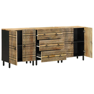 vidaXL Sideboards 3 pcs Solid Wood Mango