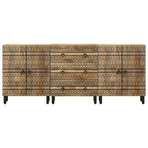 vidaXL Sideboards 3 pcs Solid Wood Mango