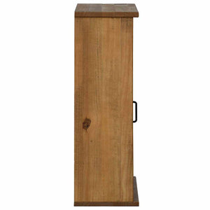 vidaXL Hanging Cabinet HALDEN with Sliding Door 49x22.5x70 cm Pine