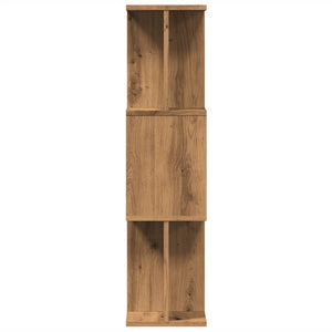 vidaXL Book Cabinet Artisan Oak 80x24x96 cm Engineered Wood