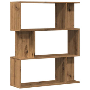 vidaXL Book Cabinet Artisan Oak 80x24x96 cm Engineered Wood