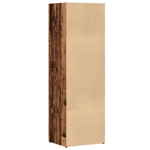 vidaXL Book Cabinet Old Wood 36x30x114 cm Engineered Wood