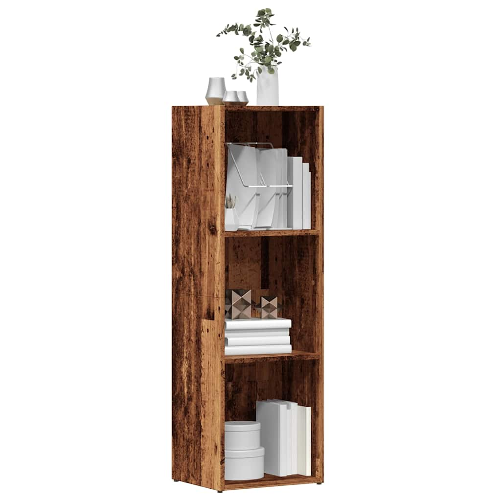 vidaXL Book Cabinet Old Wood 36x30x114 cm Engineered Wood