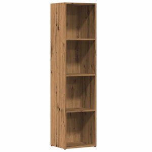 vidaXL Book Cabinet Artisan Oak 36x30x114 cm Engineered Wood