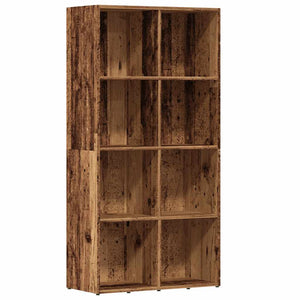 vidaXL Book Cabinet Old Wood 66x30x130 cm Engineered Wood