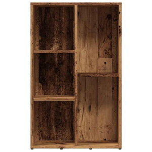 vidaXL Book Cabinet Old Wood 45x25x80 cm Engineered Wood