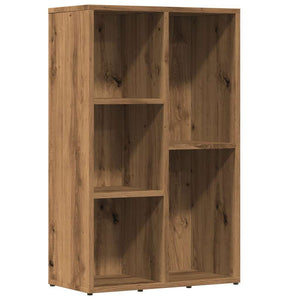 vidaXL Book Cabinet Artisan Oak 45x25x80 cm Engineered Wood