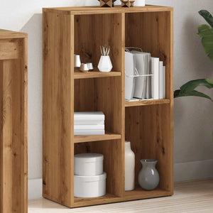 vidaXL Book Cabinet Artisan Oak 45x25x80 cm Engineered Wood