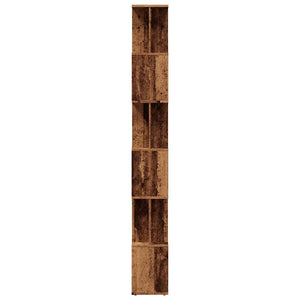 vidaXL Book Cabinet Old Wood 80x24x192 cm Engineered Wood