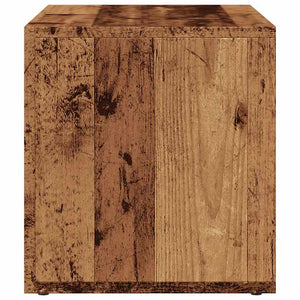 vidaXL LP Storage Box Old Wood 69.5x34x36 cm Engineered Wood