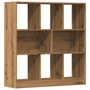 vidaXL Book Cabinet Artisan Oak 97.5x29.5x100 cm Engineered Wood