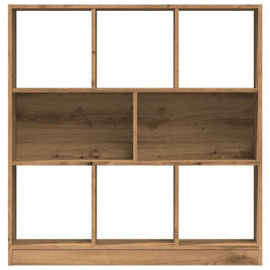 vidaXL Book Cabinet Artisan Oak 97.5x29.5x100 cm Engineered Wood