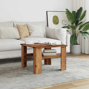 vidaXL Coffee Table Old Wood 60x60x42 cm Engineered Wood