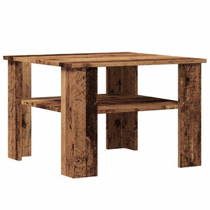 vidaXL Coffee Table Old Wood 60x60x42 cm Engineered Wood