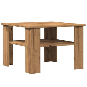 vidaXL Coffee Table Artisan Oak 60x60x42 cm Engineered Wood