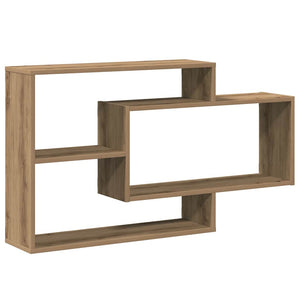 vidaXL Wall Shelf Artisan Oak 104x20x58.5 cm Engineered Wood