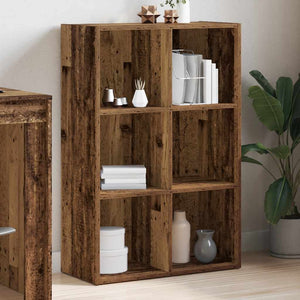 vidaXL Book Cabinet/Sideboard Old Wood 66x30x98 cm Engineered Wood