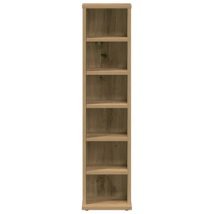 vidaXL CD Cabinet Artisan Oak 21x20x88 cm Engineered Wood