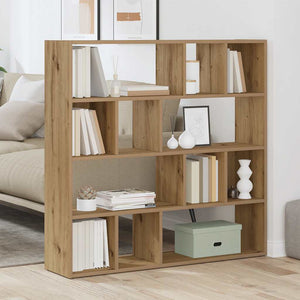 vidaXL Book Cabinet/Room Divider Artisan Oak 105x24x102 cm