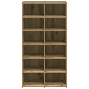 vidaXL Shoe Rack Artisan Oak 54x34x100.5 cm Engineered Wood