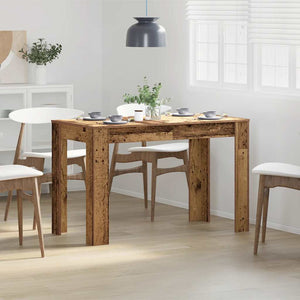 vidaXL Dining Table Old Wood 120x60x76 cm Engineered Wood