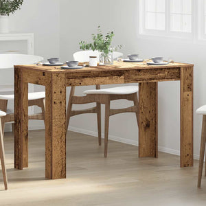 vidaXL Dining Table Old Wood 120x60x76 cm Engineered Wood